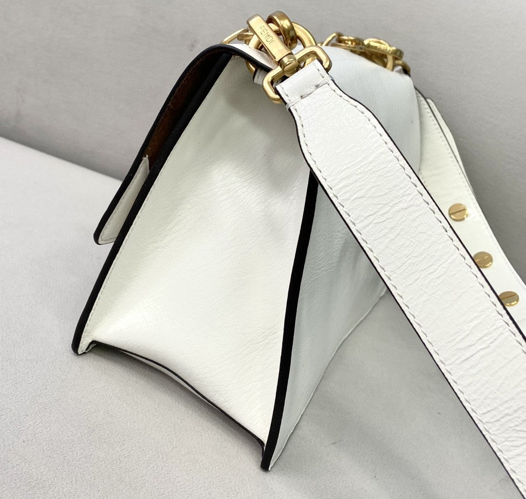 Top QualityTop Quality Kan U Small White Bag For Woman 25cm/9.5in