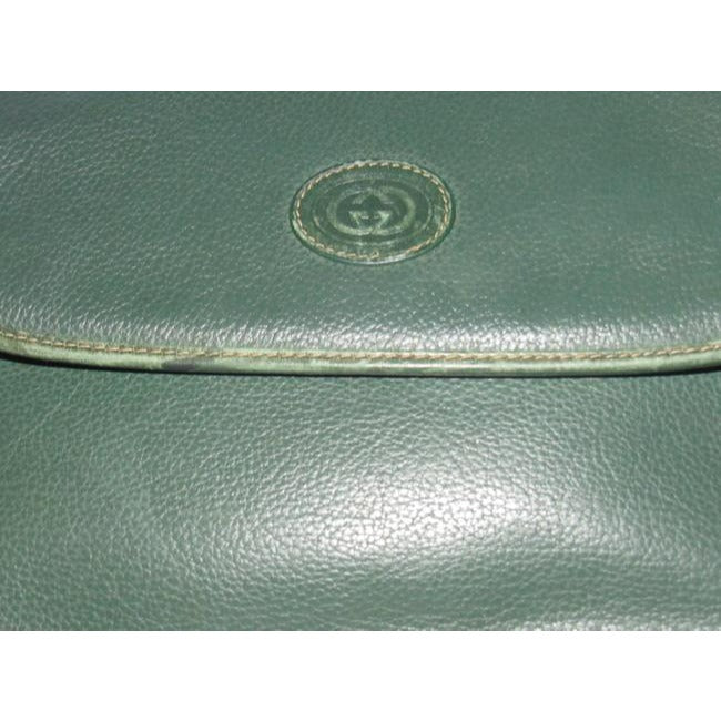 Gucci   Forest Green Leather Hobo Bag