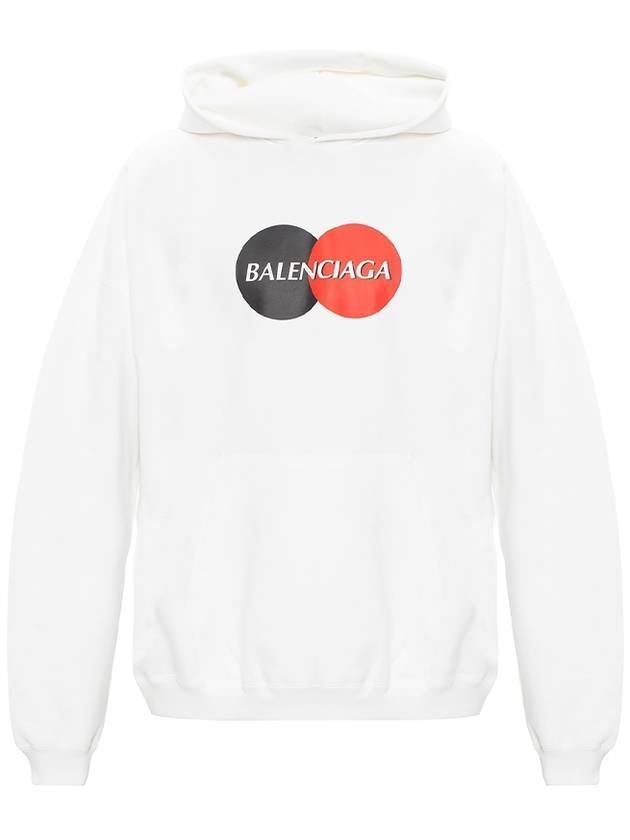 Luxury Balenciaga Trending 2025 Logo Print Over Fit Hoodie White