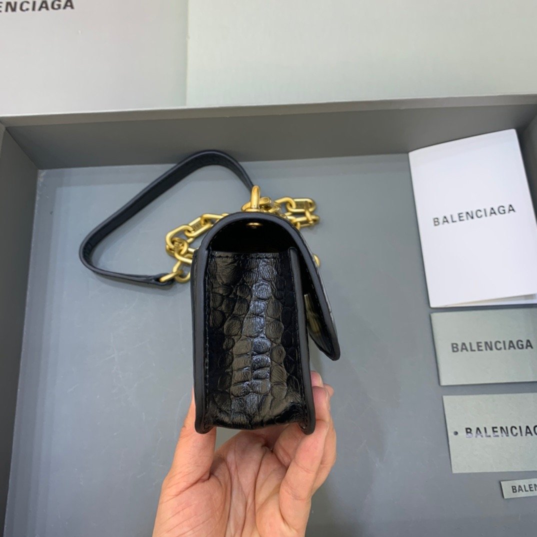Top Quality Gossip Small On Chain Shoulder Bag Black, For Women,  Bags 7.4in/19cm