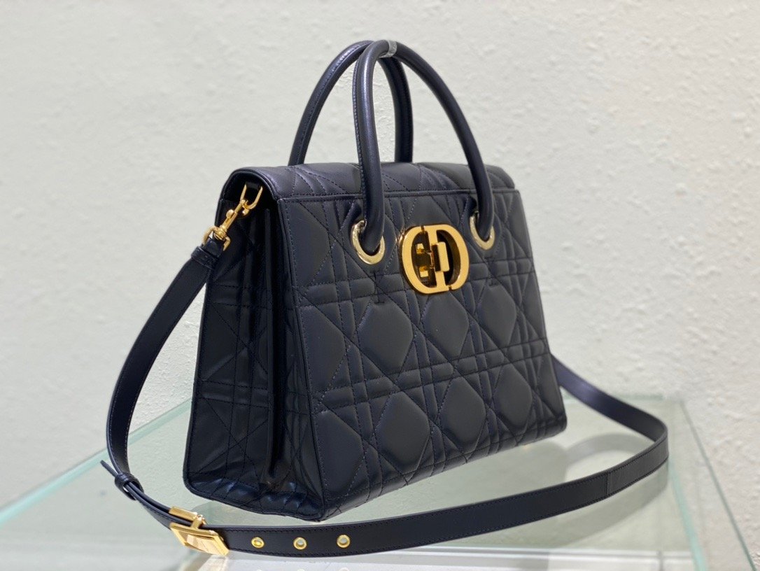 Top Quality Micro 30 Montaigne Bag Black, For Women, Womens Handbags 15cm/6in CD S2110UMOS_M900