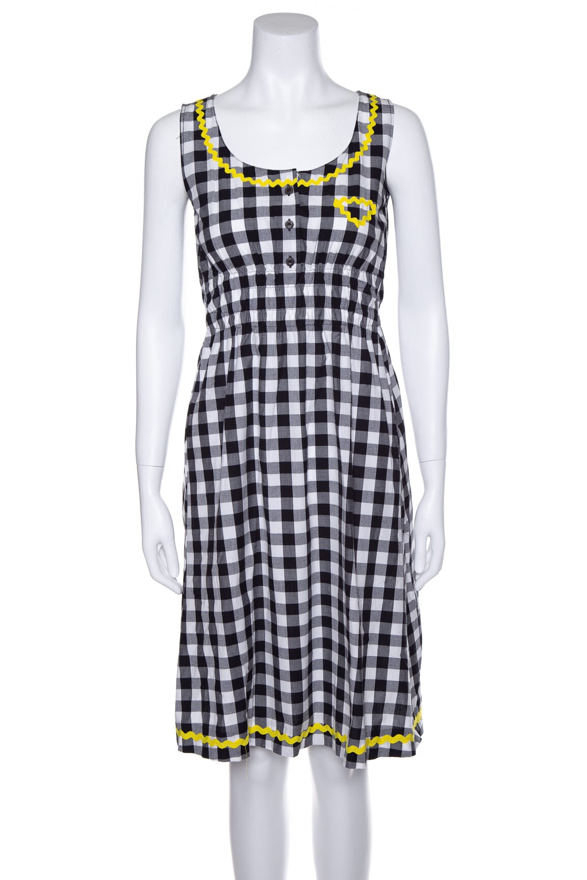 Prada 2022 Black and White Plaid Dress SZ N/A