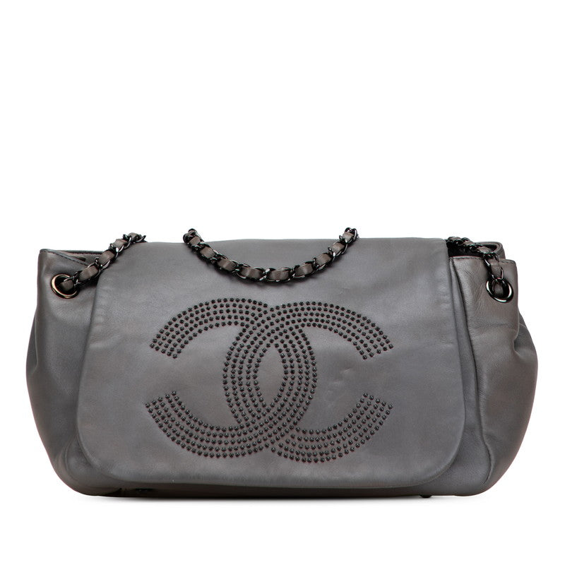 Chanel Coco Mark Studs Lambskin Shoulder Bag