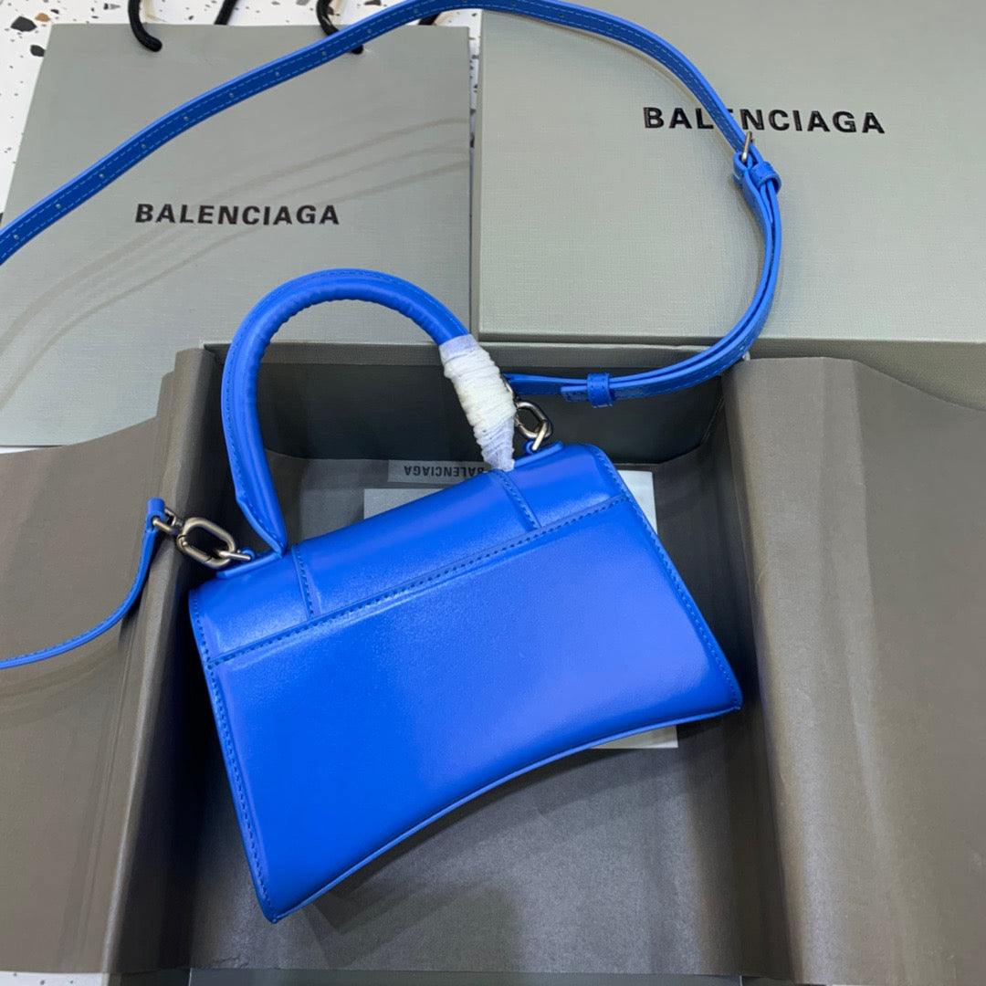 Top Quality Hourglass XS Handbag In Dark Blue, For Women,  Bags 7.4in/19cm