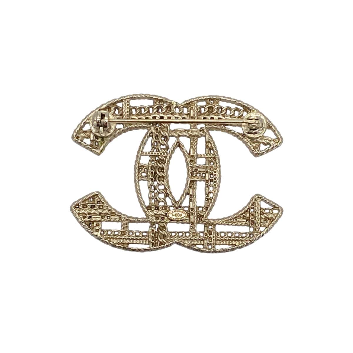 CHANEL BROOCH COCOMARK CHAIN ACCESSORY 14K 90272350
