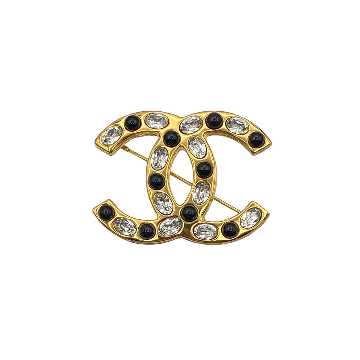 CHANEL COCOMARK BROOCH RHINESTONE ACCESSORY B20K 90274065