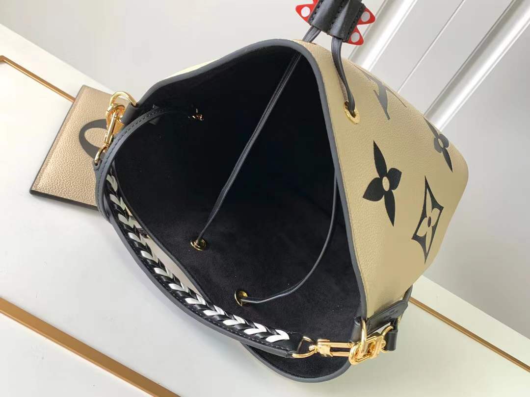 Top Quality Top Quality Crafty Neonoe MM Bucket Bag Creme For Women, Womens Handbags, Shoulder Bags 10.2in/26cm Top Quality M56889