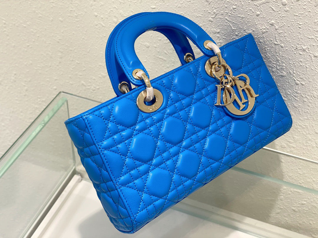 Top Quality Lady D-Joy Bag Blue, For Women, Womens Handbags 26cm/10in CD