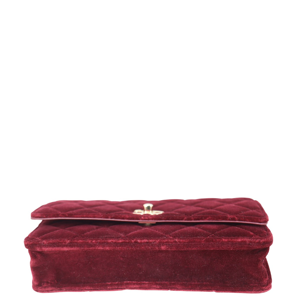 Chanel Pearl Crush Velvet Wallet on Chain