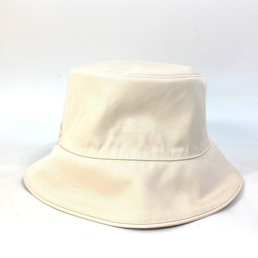 LOUIS VUITTON hat M7090 cotton beige Hat Hat Bucket Hat Bob Hat Monogram reversible Bucket hat�ELV first Women