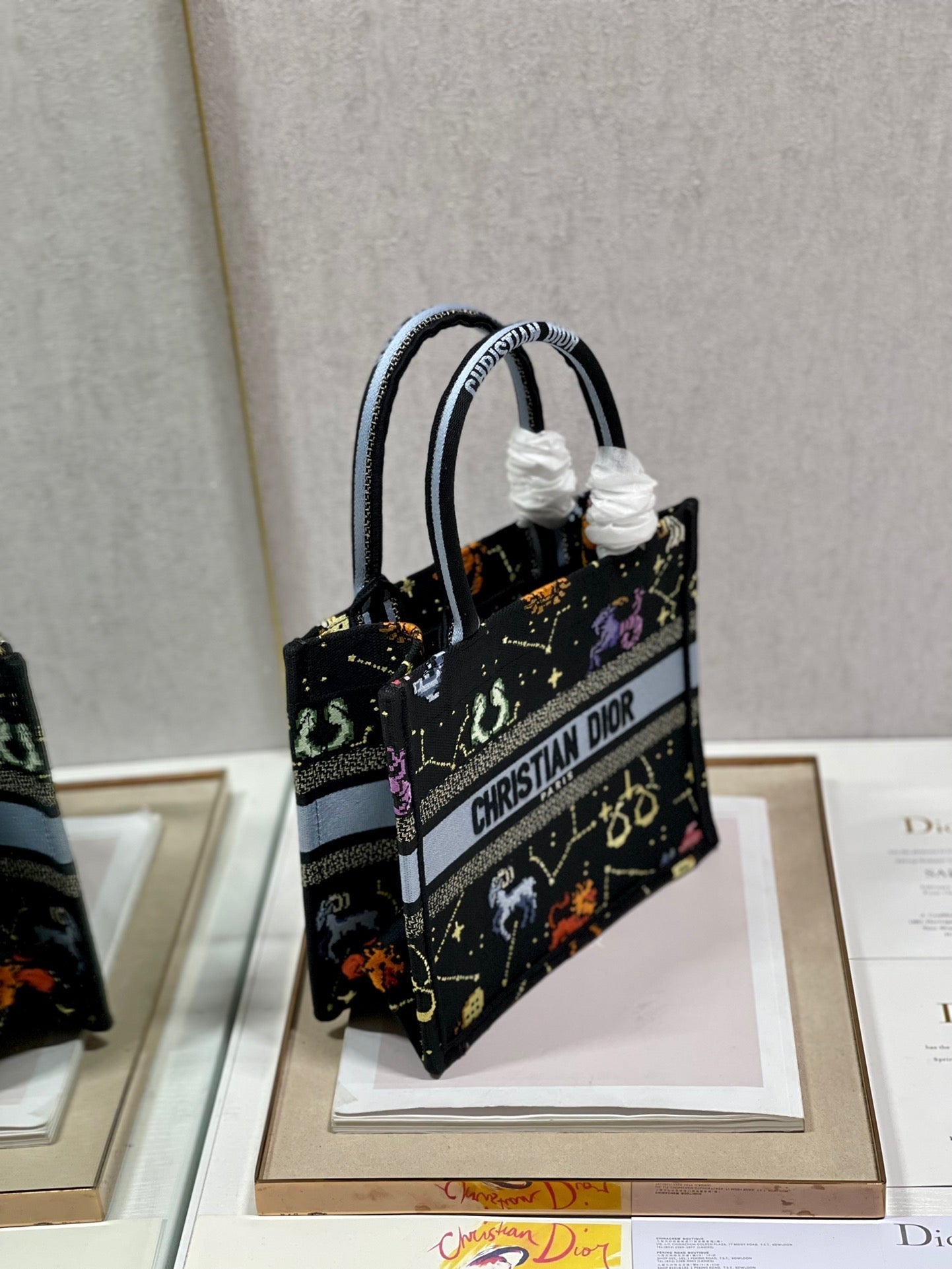 Top Quality Small Book Tote Black, For Women, Womens Handbags 26.5cm/10.5in CD