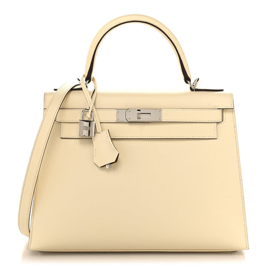 Hermes Epsom Verso Kelly Sellier 28 Nata Ocre