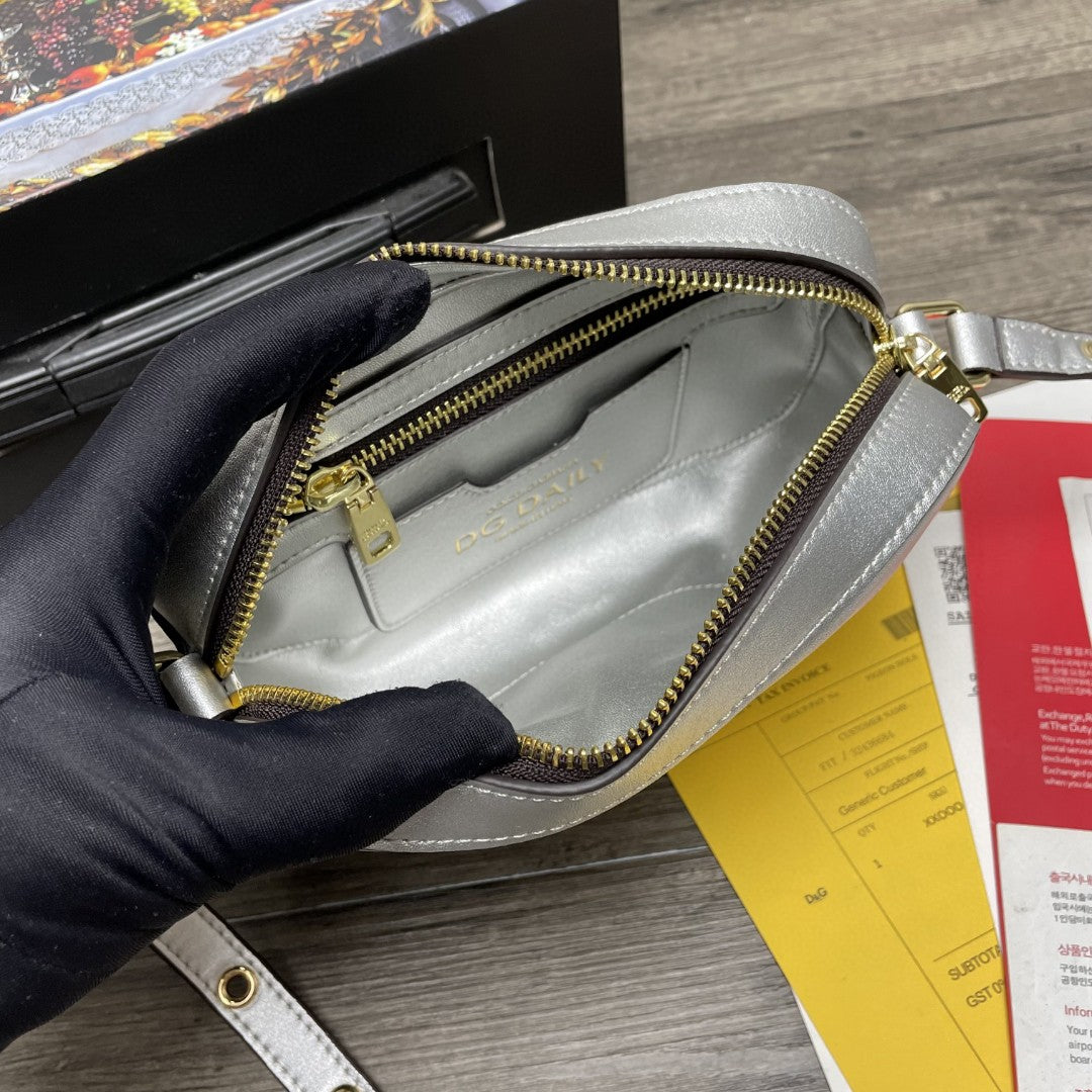 Top Quality Crossbody 3.5 Bag Silver For Women 7.5in/19cm Top Quality