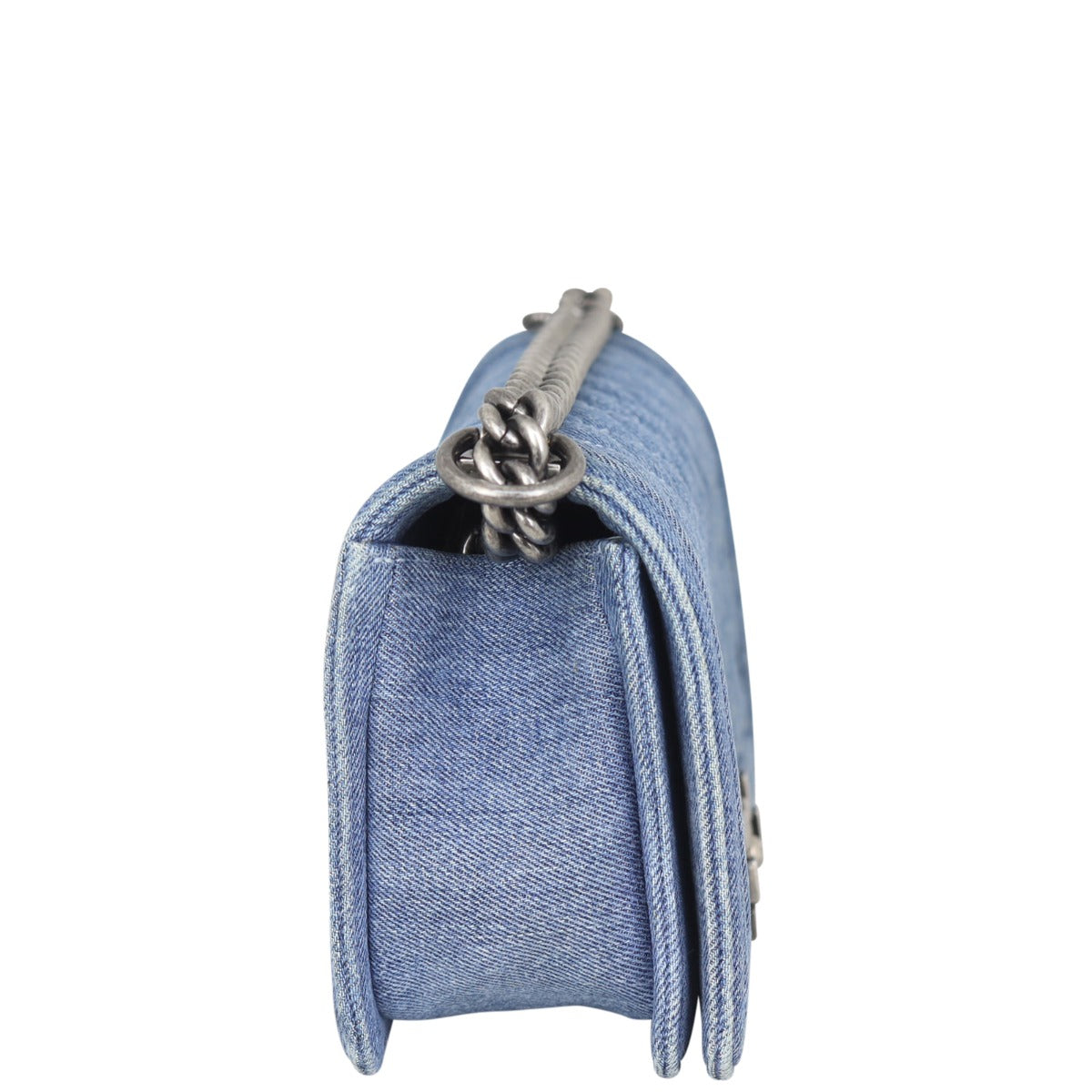 Chanel Boy Old Medium Denim | Blue