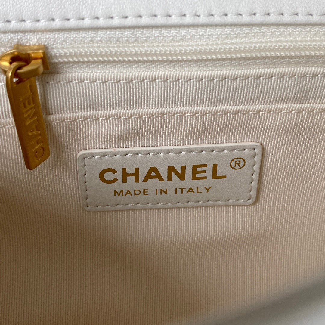 CHLSmall Top Qualityap Bag Gold Hardware White For Women Handbags, Shoulder Bags 7.9in/20cm AS3450