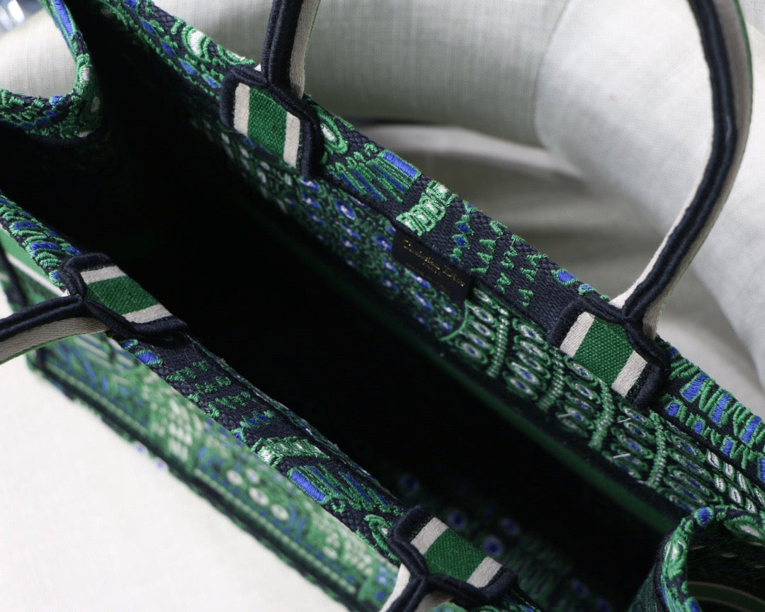 Top Quality Large Book Tote Green Multicolor, For Women, Womens Handbags 16.5in/42cm CD