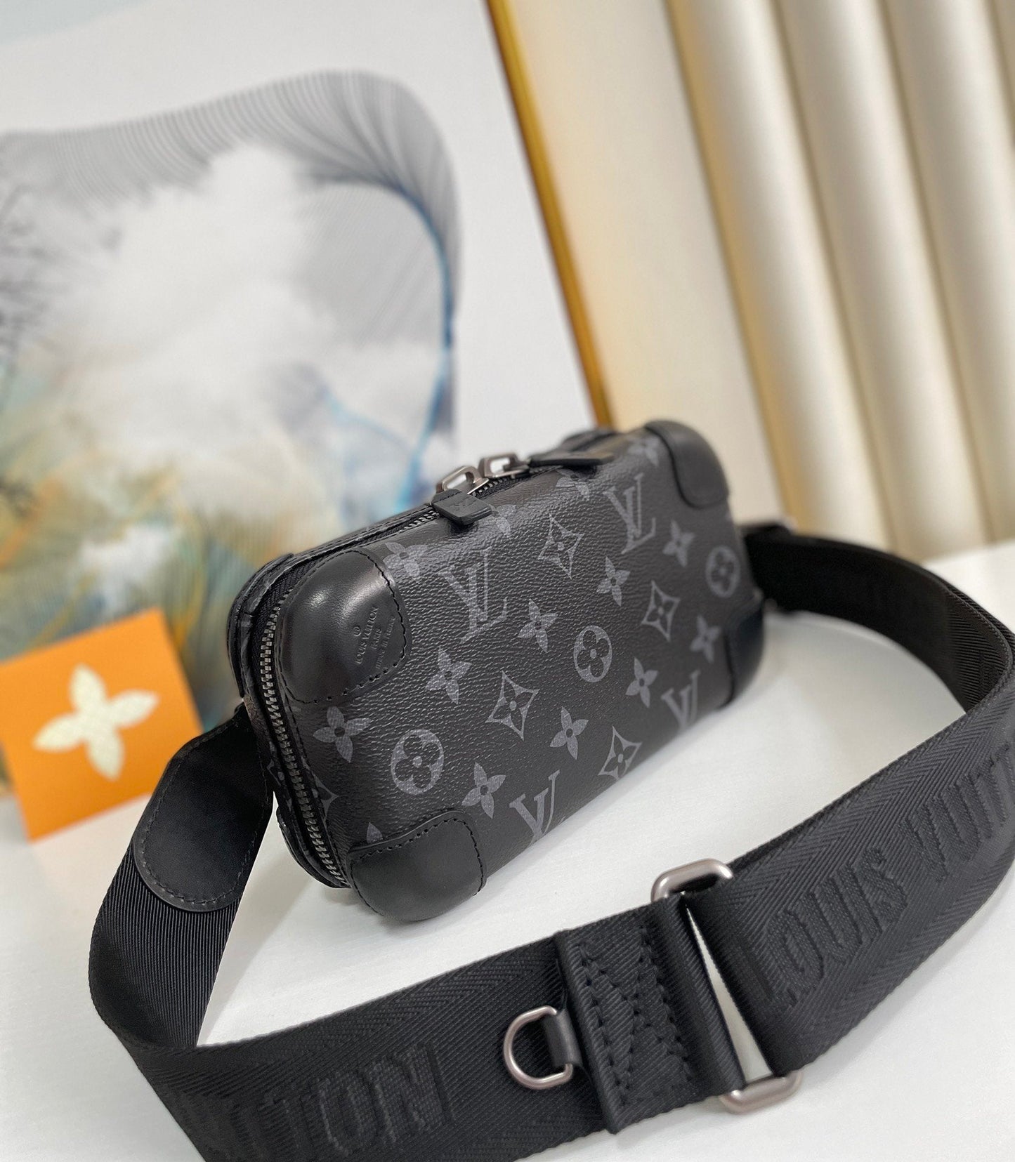 Top Quality Horizon Clutch Monogram Eclipse For Men, Bags, Shoulder And Crossbody Bags 8.3in/21cm Top Quality M45579