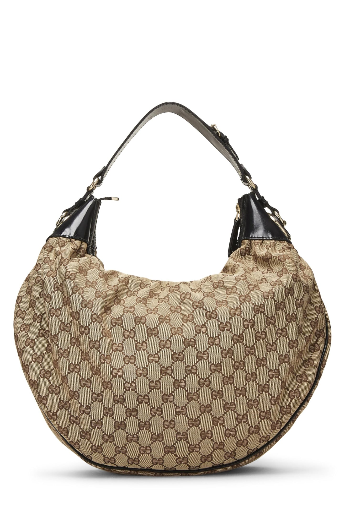 Gucci, Black Original GG Canvas Hobo, Black