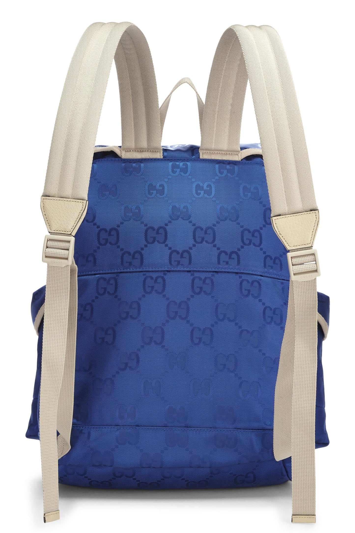 Gucci, Blue GG Nylon Off The Grid Backpack, Blue