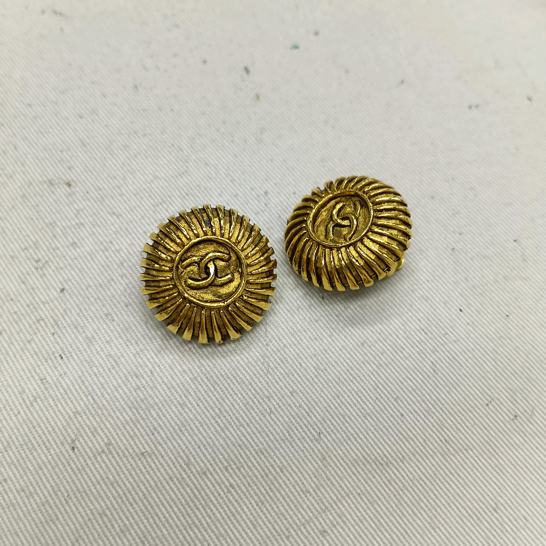 Chanel Shield Earrings