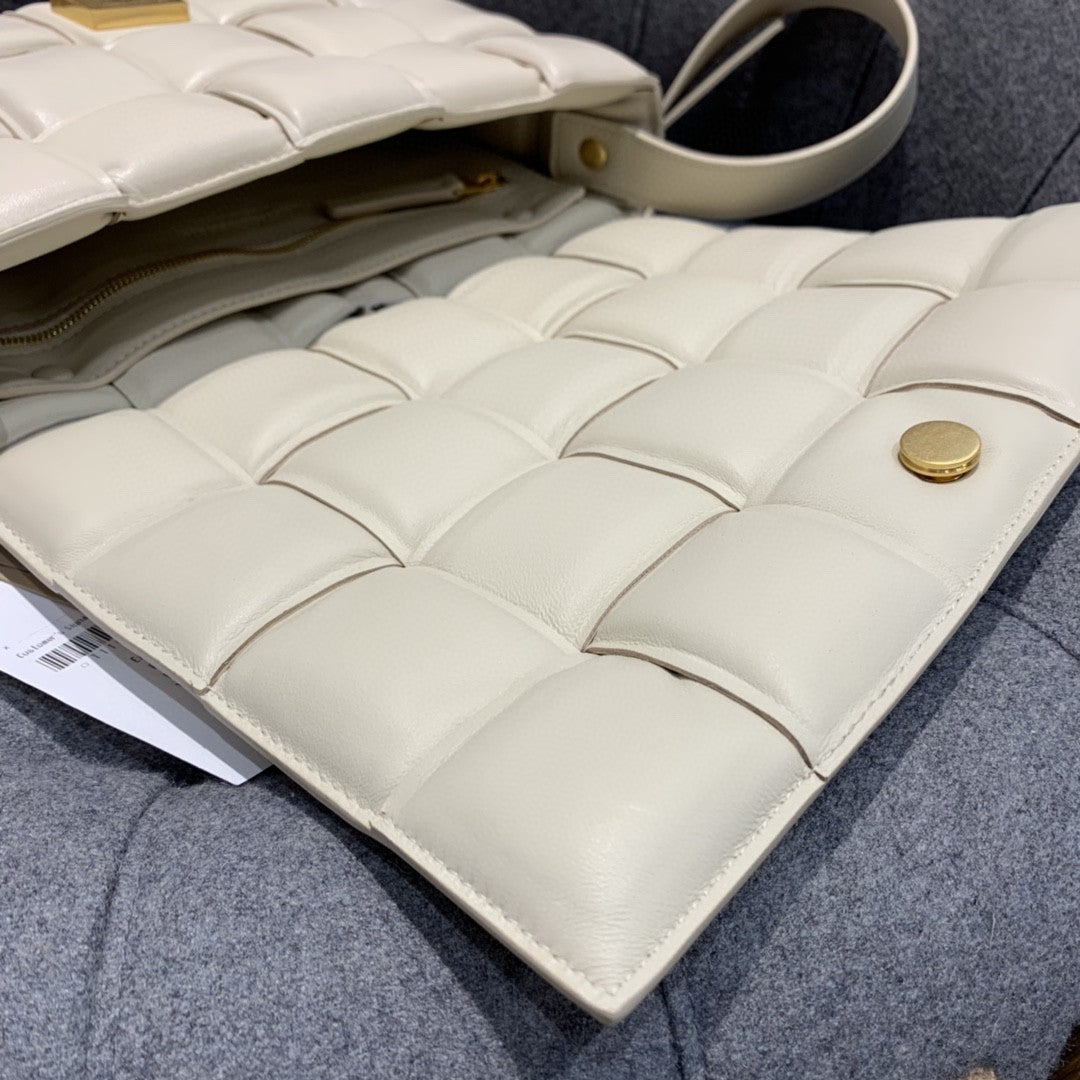 Top Quality Padded Cassette Bag For Women 10.2in/26cm In Chalk 591970VCQR19143