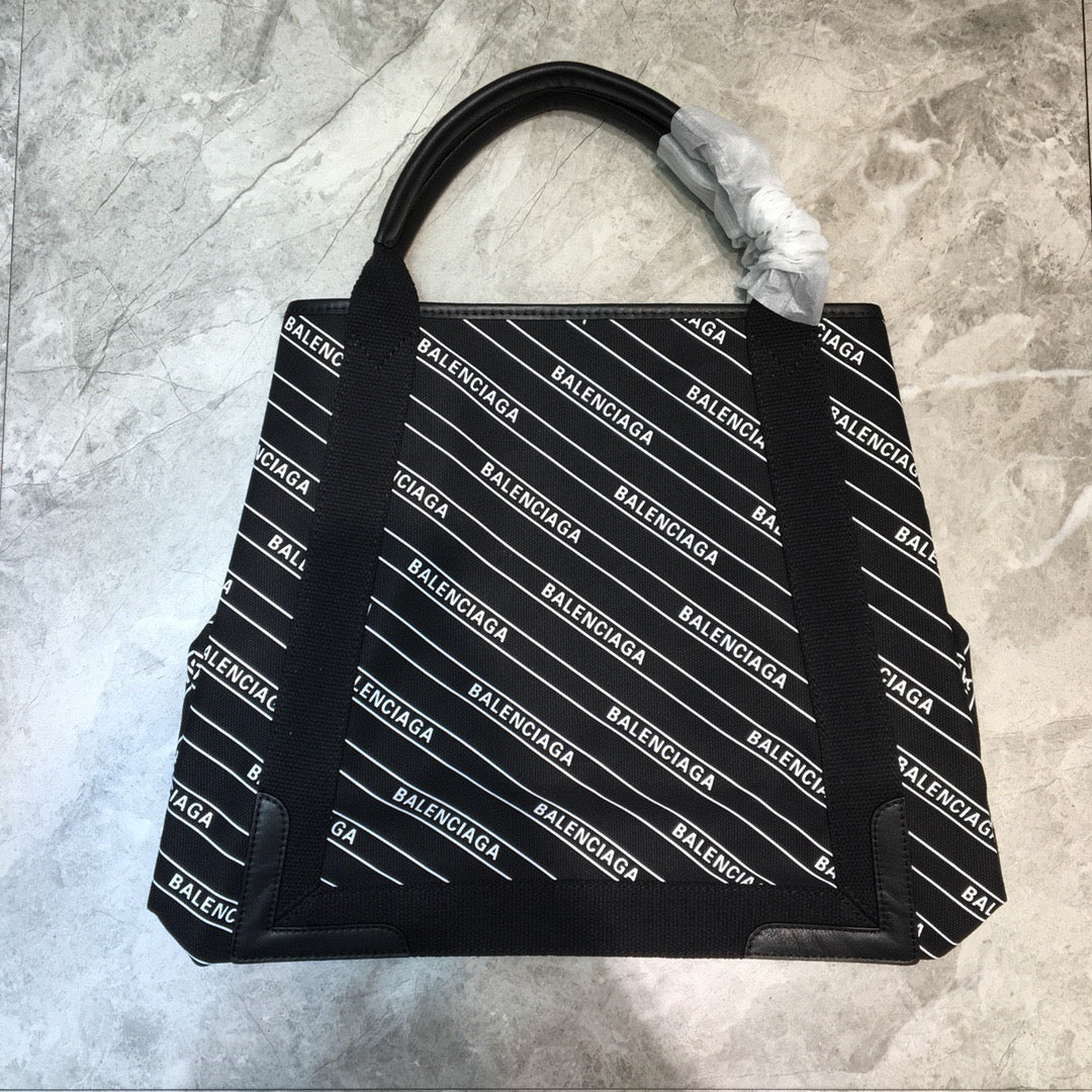 Top Quality Navy MeTop Qualityum Cabas Tote Bag In Black, For Women,  Bags 14.1in/36cm