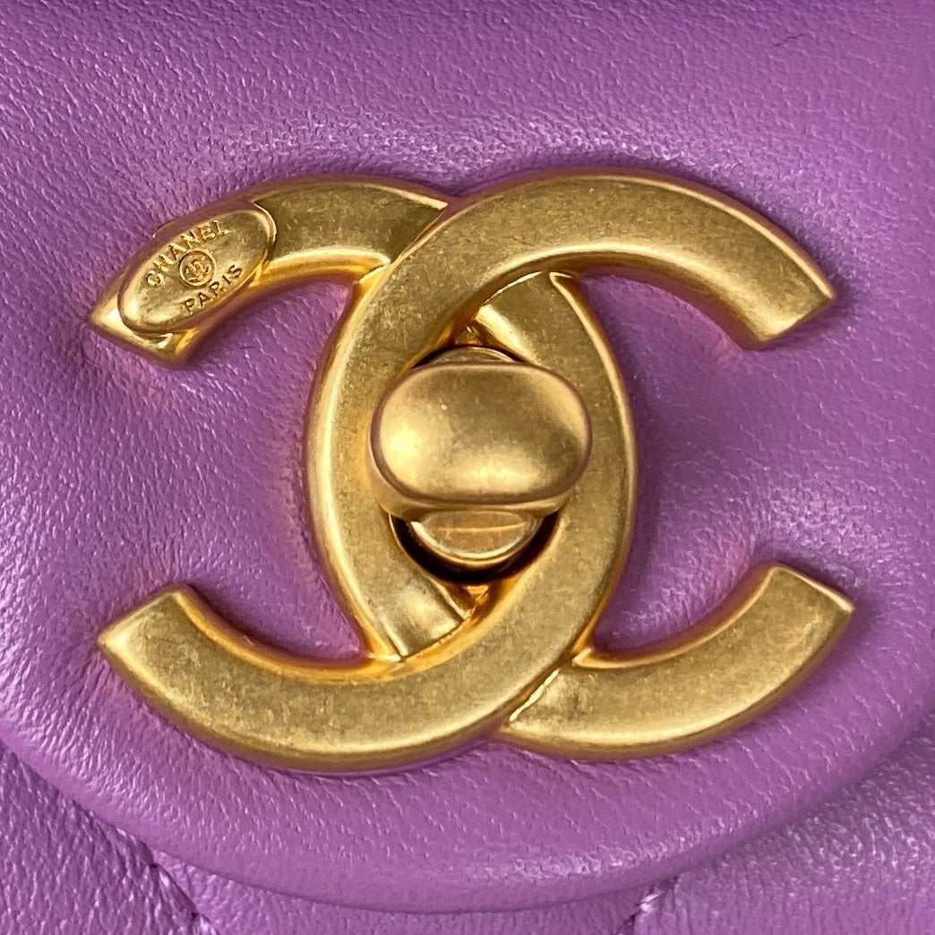 CHLMini Flap Bag Purple For Women, Women’s Bags Shoulder And Crossbody Bags 6in/17cm AS3213