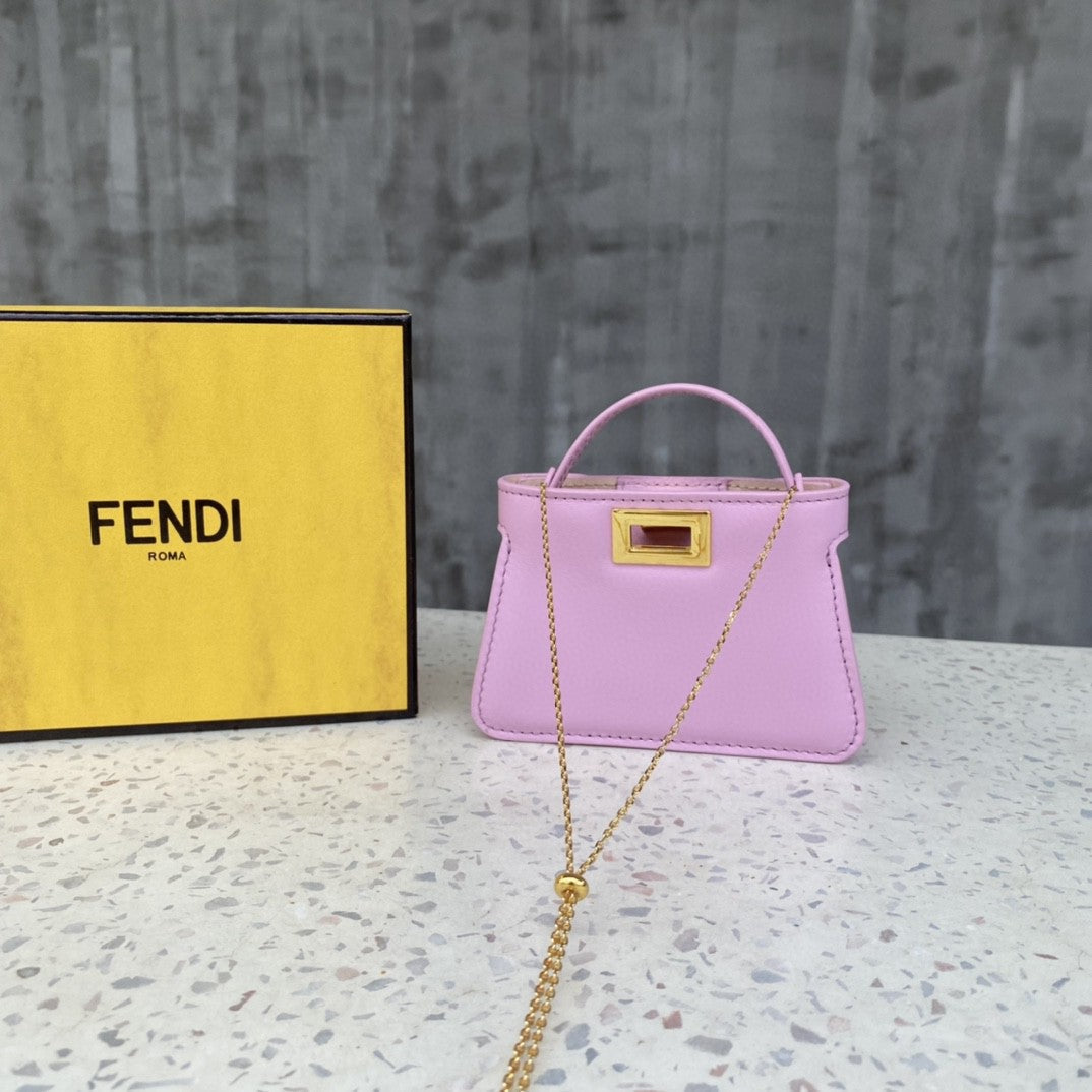 FI Nano Top Quality Charm Crossbody Pink Bag For Woman 12cm/4.5in