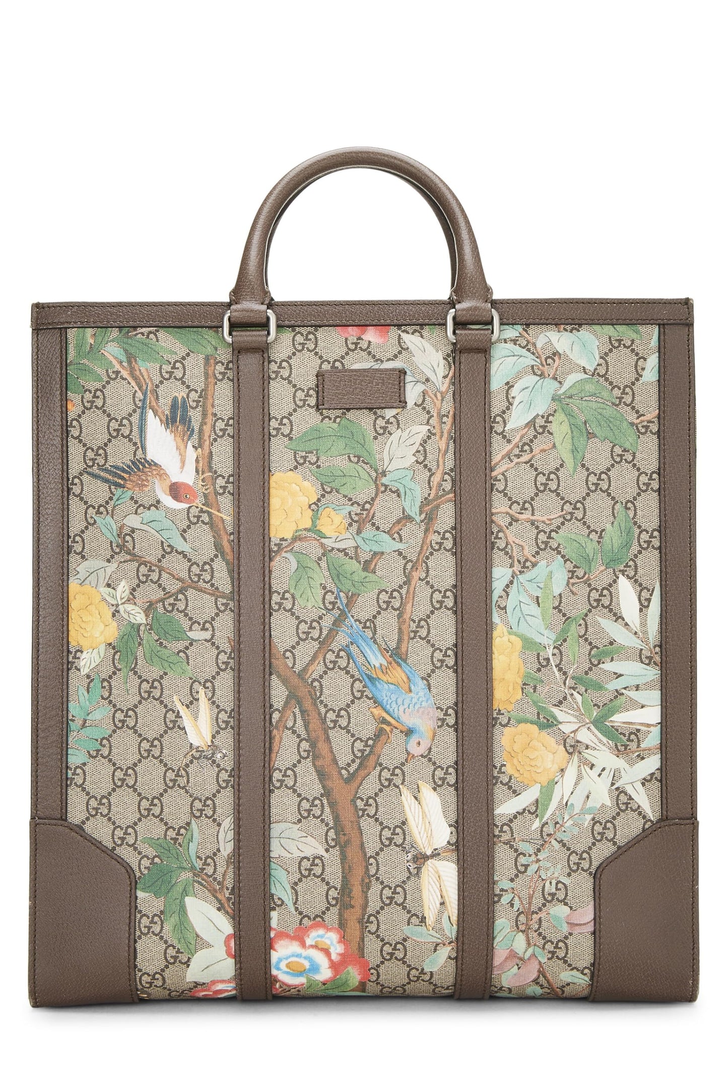 Gucci, Original GG Supreme Canvas Tian Tote Large, Brown