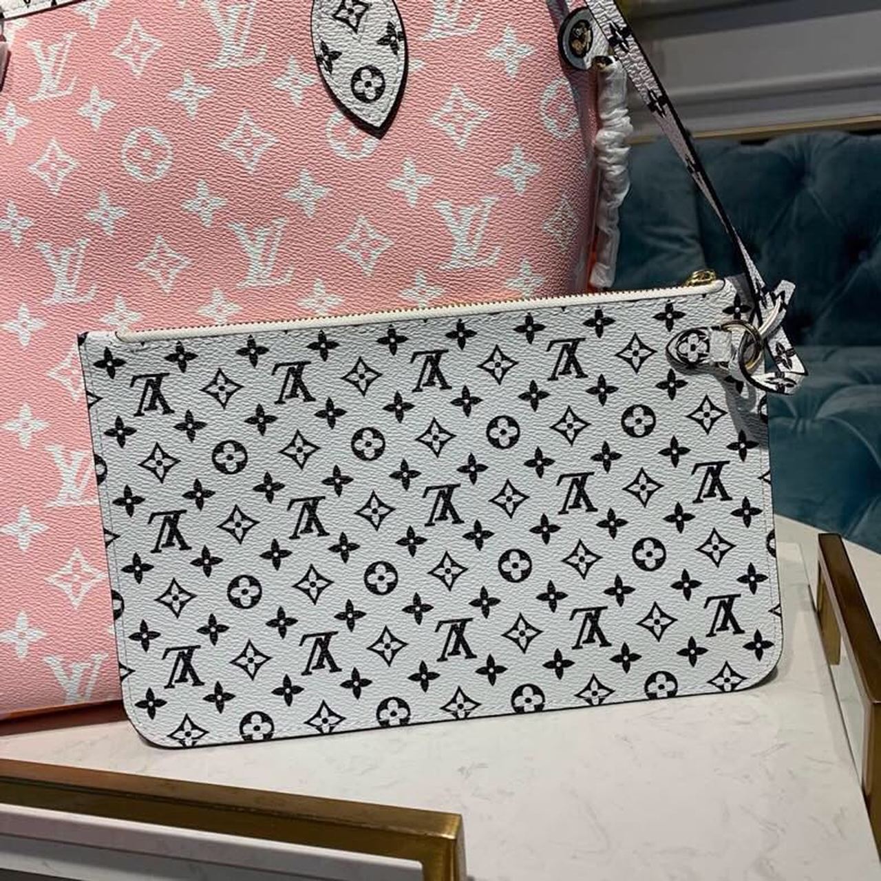 Top Quality Neverfull MM Tote Bag Monogram Canvas Red For Women, Womens Handbags 12.6in/32cm Top Quality M44567