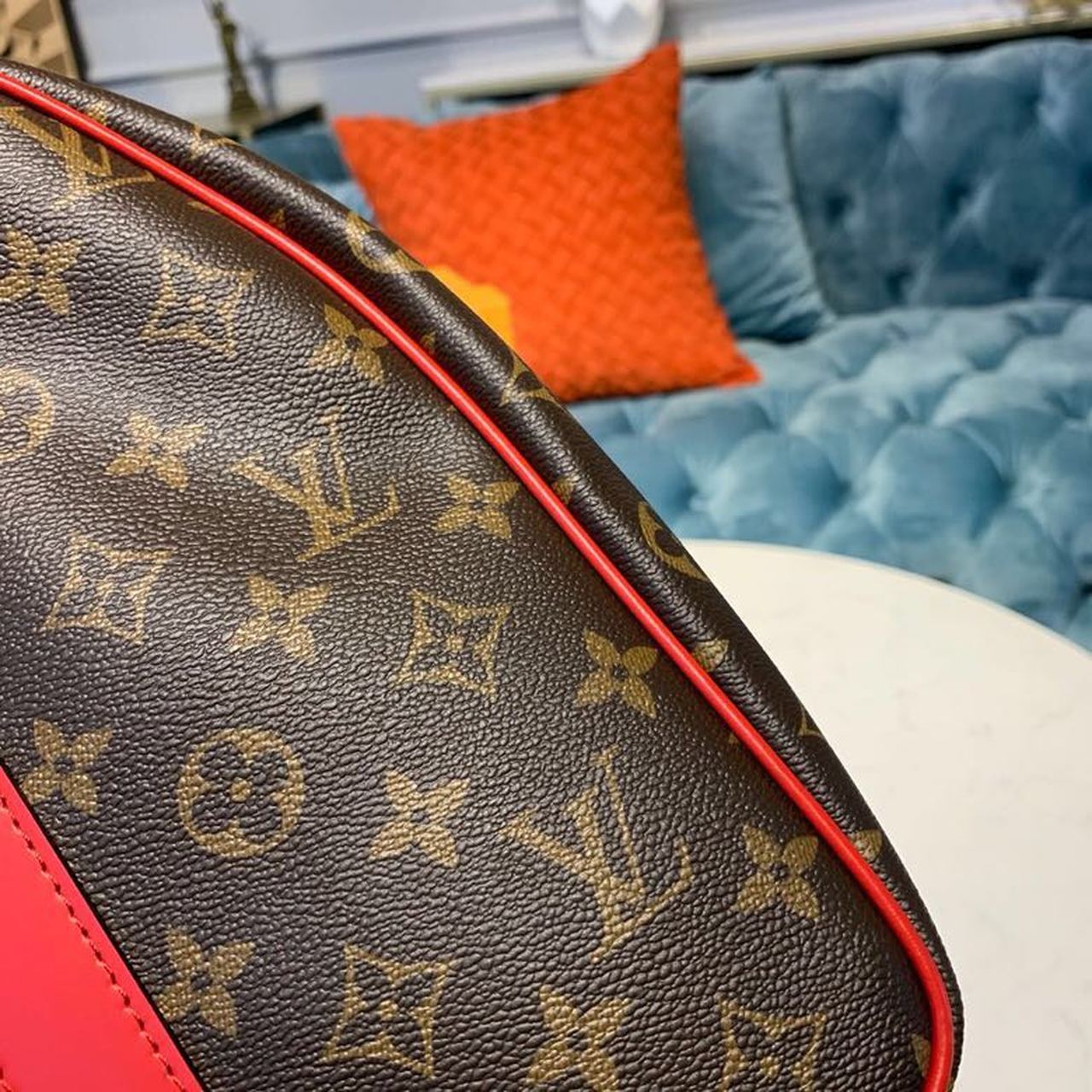Top Quality Keepall Bandouliere 50 Monogram Canvas Red For Men, Bags 19.7in/50cm Top Quality M44740