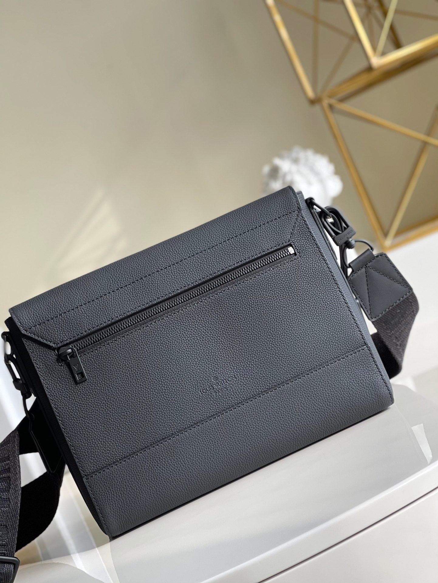 Top Quality Messenger Grain Black For Men, Bags, Shoulder And Crossbody Bags 11in/28cm Top Quality M57080