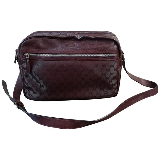 Gucci burgundy cloth bag