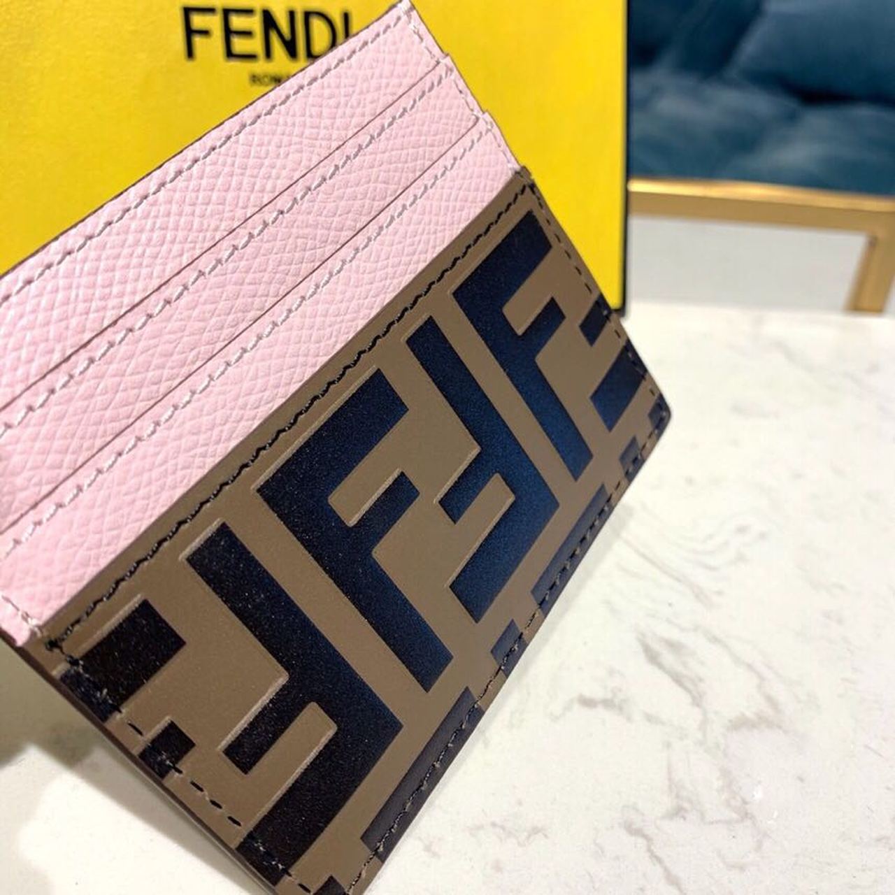 Top QualityTop Quality Card Holder Light Pink For Women, Women’s Wallet 3.9in/10cm FF 8M0269