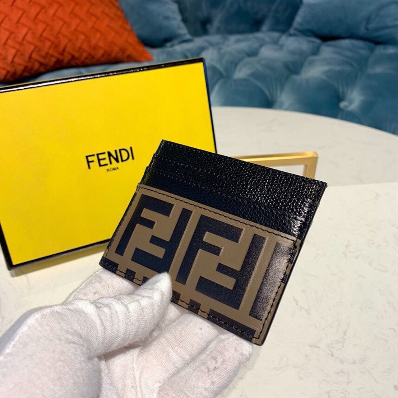 Top QualityTop Quality Card Holder Black For Women, Women’s Wallet 3.9in/10cm FF 8M0269