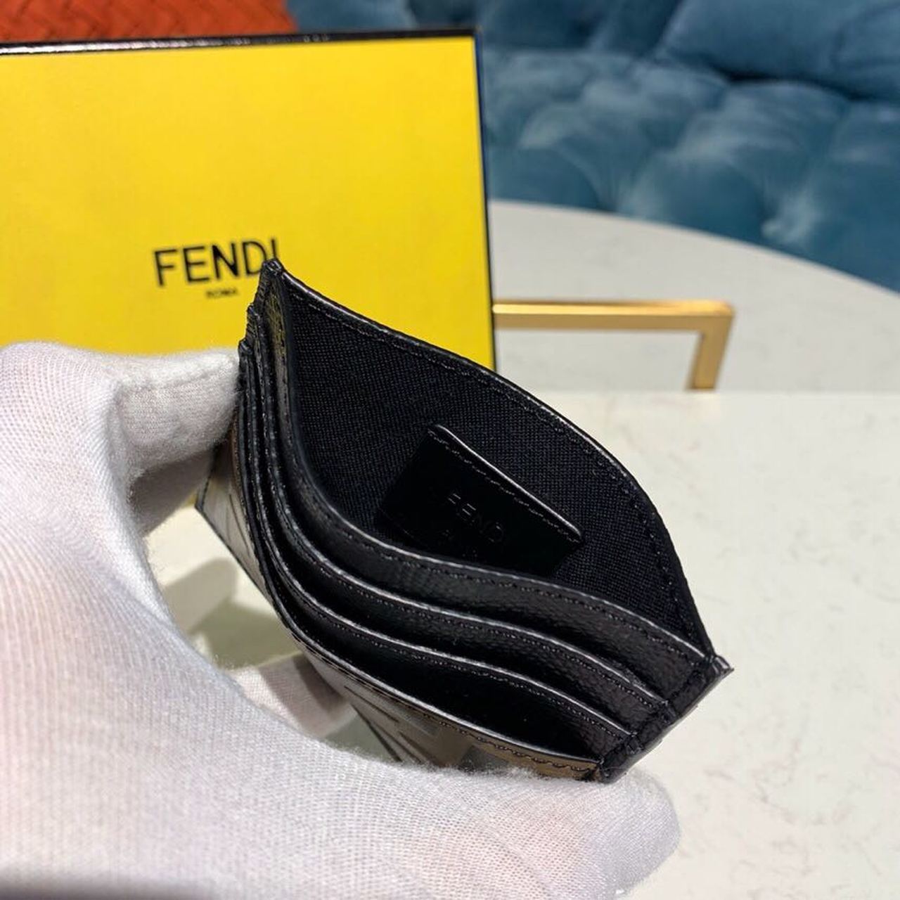 Top QualityTop Quality Card Holder Black For Women, Women’s Wallet 3.9in/10cm FF 8M0269