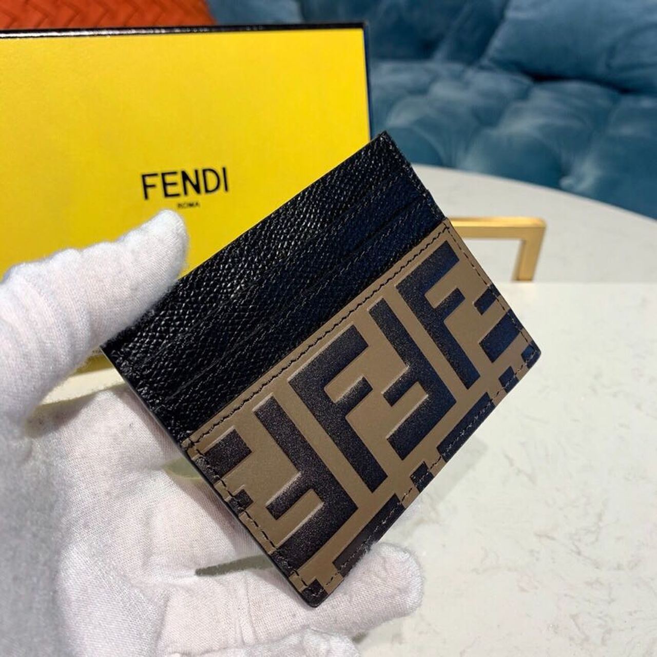 Top QualityTop Quality Card Holder Black For Women, Women’s Wallet 3.9in/10cm FF 8M0269