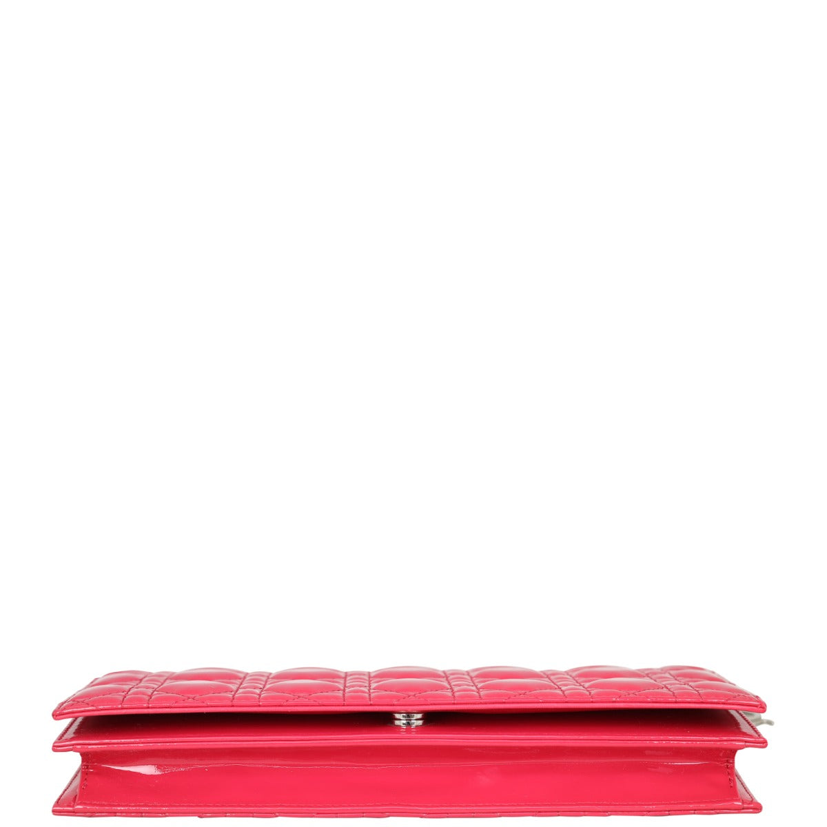 Dior Lady Dior Patent Cannage Chain Clutch
