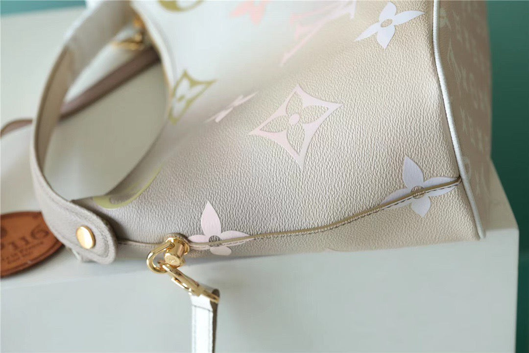 Top Quality Neverfull MM Monogram Canvas Sunset Kaki For Women,  Shoulder and Crossbody Bags 9.4in/24cm Top Quality M59861