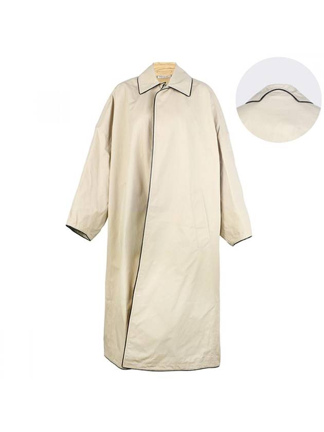 Luxury Balenciaga Trending 2025 Cocoon Belted Coat Beige