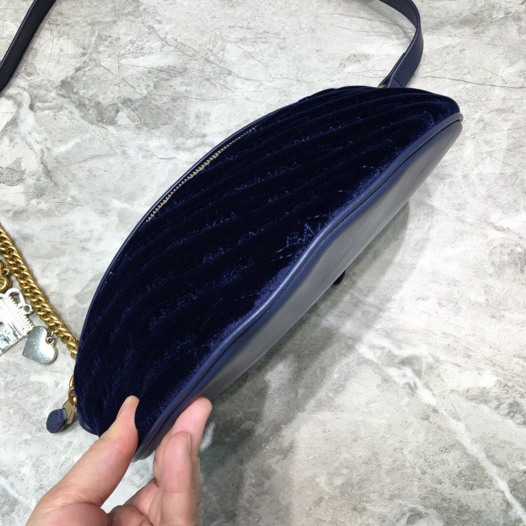Top Quality Souvenir XXS Belt Bag In Dark Blue, For Women,  Bags 11.8in/30cm