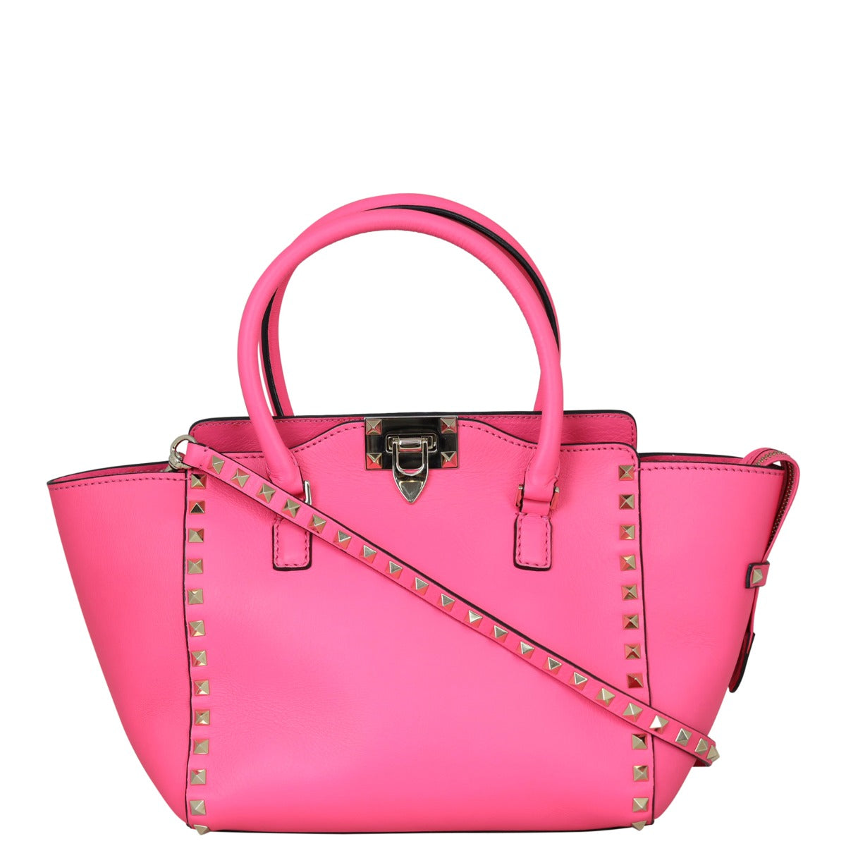 Valentino Rockstud Pagoda Tote Small