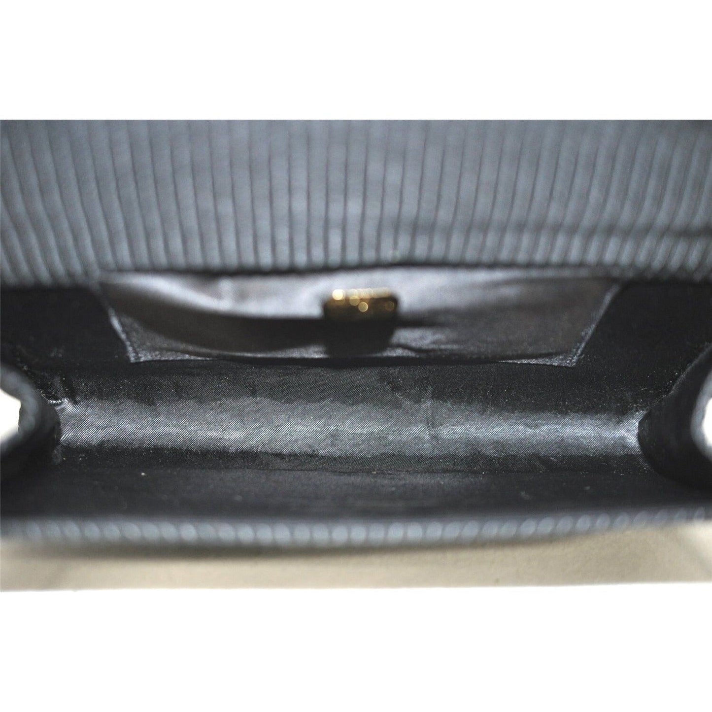 , one of a kind, Gucci, black silk & velvet over leather, two-way style- clutch or cross body bag with an Art Deco style & velvet bow