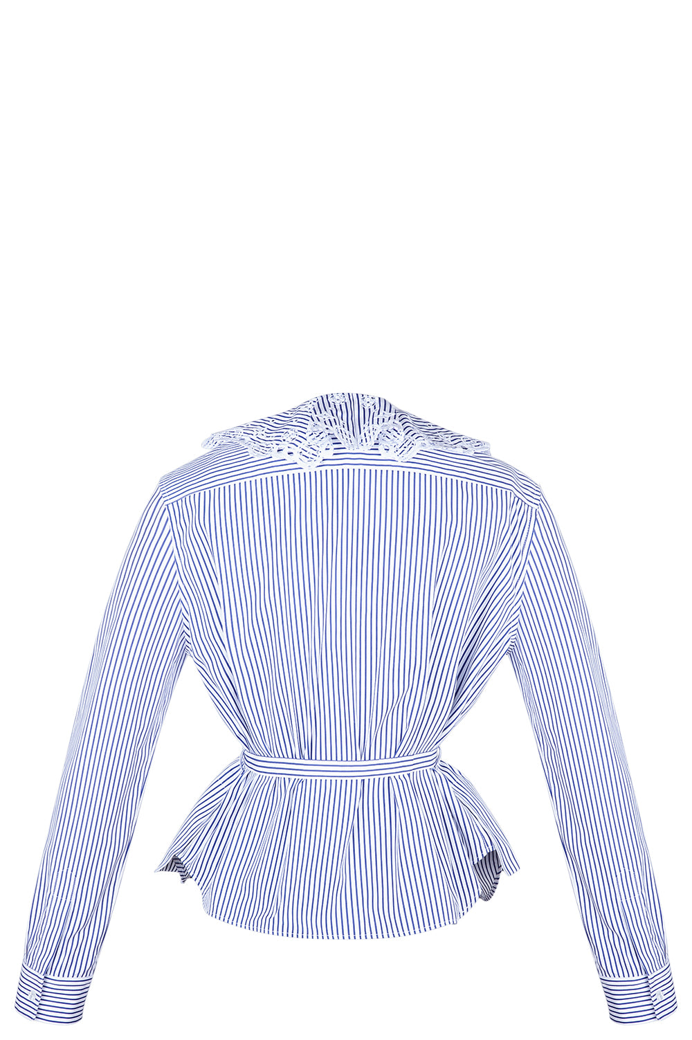 LOUIS VUITTON Top Bayarde Stripes  Blue and White