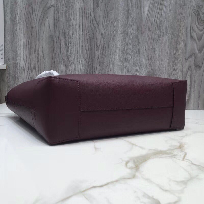 Top Quality Small Embossed Crest Tote Purple For Women, Bags 13.8in/35cm