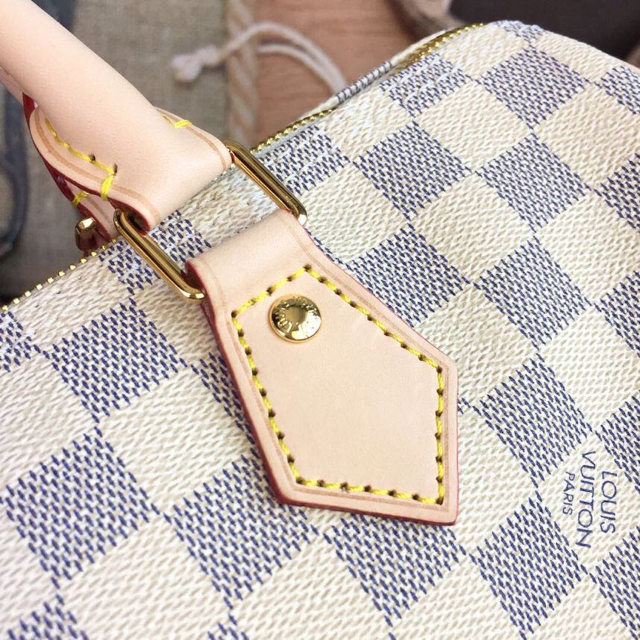 Top Quality Speedy 30 Damier Azur Canvas For Women, WoHandbags 11.8in/30cm Top Quality N41370