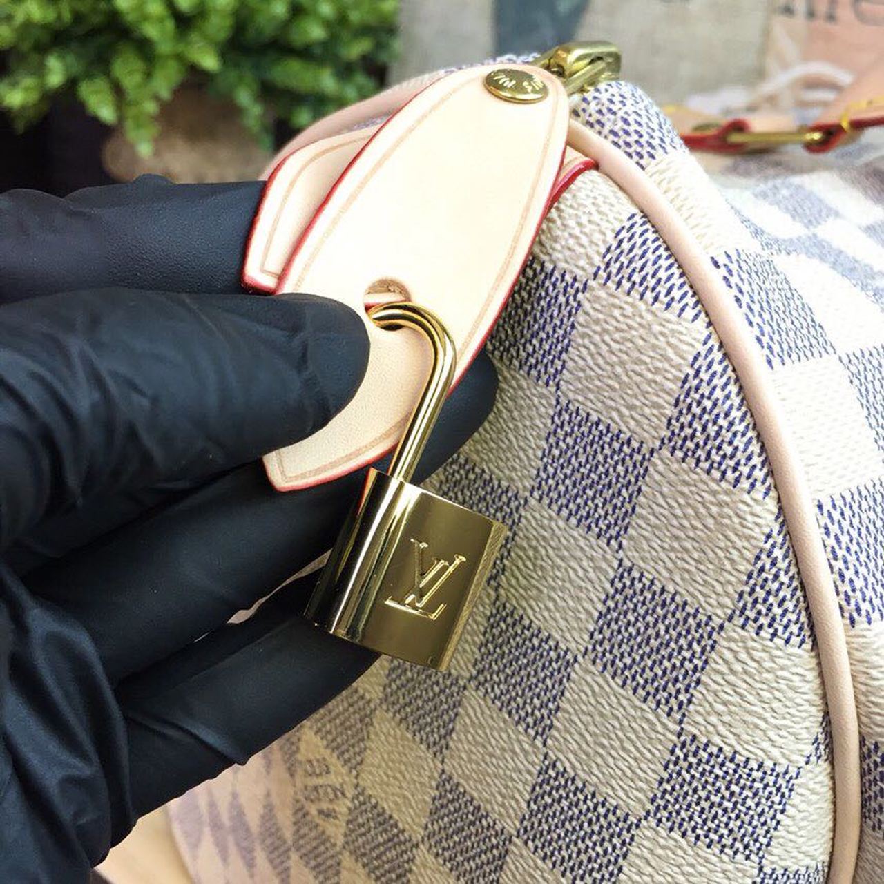 Top Quality Speedy 35 Damier Azur Canvas For Women, Womens Handbags 13.8in/35cm Top Quality N41369