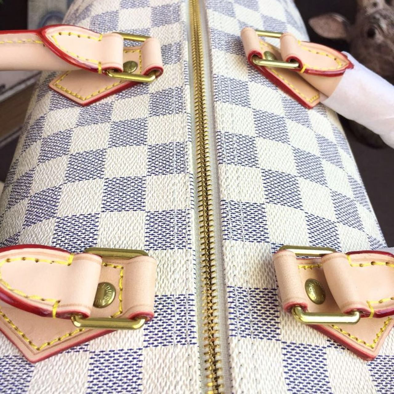 Top Quality Speedy 35 Damier Azur Canvas For Women, Womens Handbags 13.8in/35cm Top Quality N41369