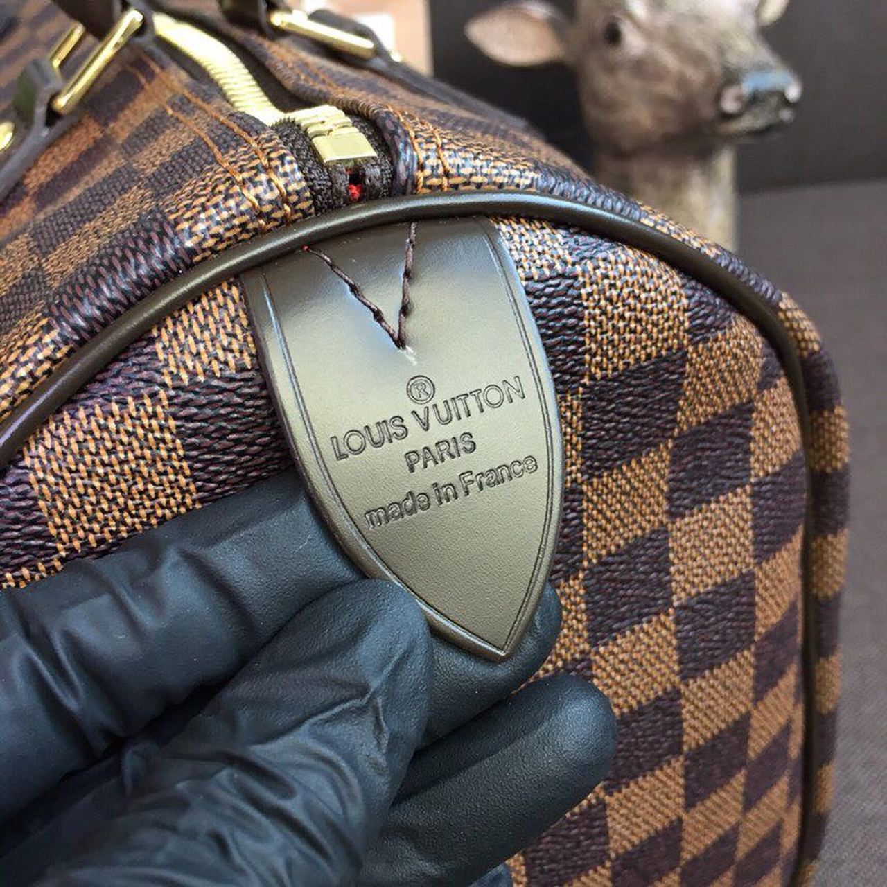 Top Quality Speedy 30 Bag Damier Ebene Canvas For Women 11.8in/30cm Brown Top Quality N41364