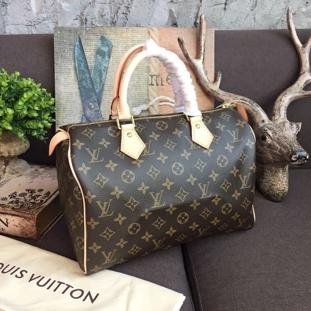 Top Quality Speedy 30 Monogram Canvas For Women, Womens Handbags 11.8in/30cm Top Quality M41108